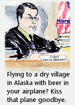 An Alaskan pilot faces forfeiture of his Cessna 206 for allowing passengers to load beer onto a flight routed to a dry village in 2012. On April 18, the Alaska Supreme Court ruled that the forced forfeiture of Kenneth Jouppi's plane did not violate the excessive fine clause in the U.S. Constitution. Fairbanks pilot Kenneth Jouppi's plane was confiscated when State Troopers stopped him from taking off for the dry village of Beaver, a community of less than 100 people, and a search revealed alcohol on board.